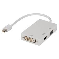 Adaptateur Mini Display To Combo (HDMI/VGA/DVI)